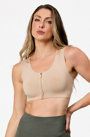 Sutiã Postural Nude Bege — frente